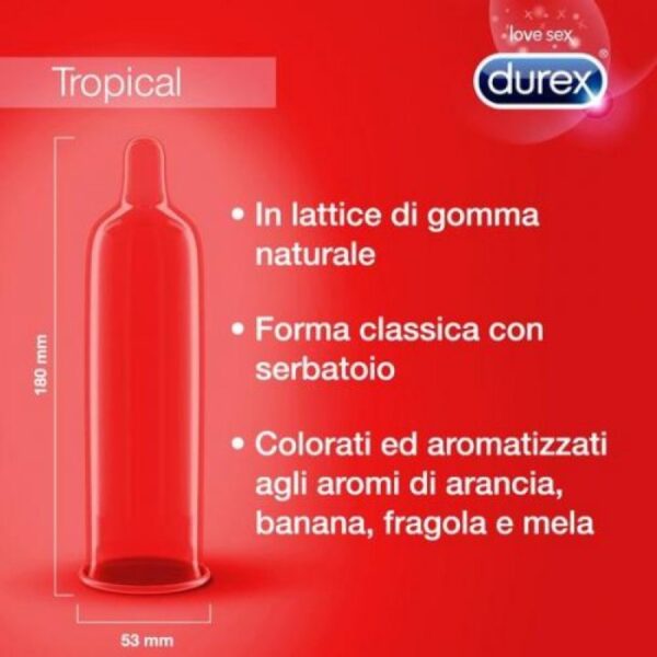 PRESERVATIVOS DUREX TROPICAL 6 UNIDADES - Imagen 2
