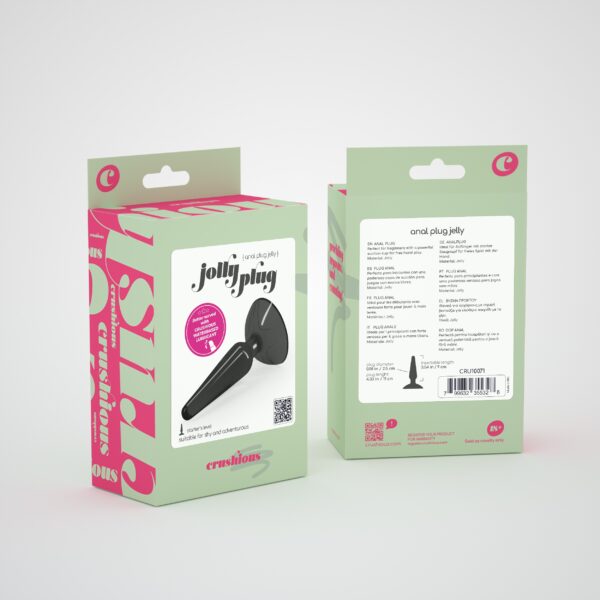 PLUG ANAL JOLLY PLUG NEGRO CRUSHIOUS - Imagen 8