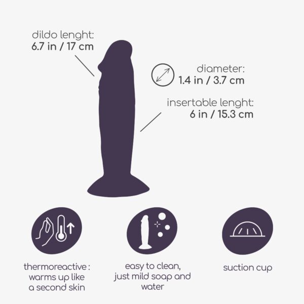 DILDO OLLIE 6,7' CRUSHIOUS - Imagen 8