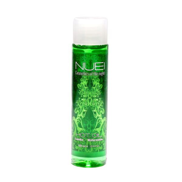 ACEITE DE MASAJE CON EFECTO CALOR SANDÍA HOT OIL NUEI 100ML - Imagen 2