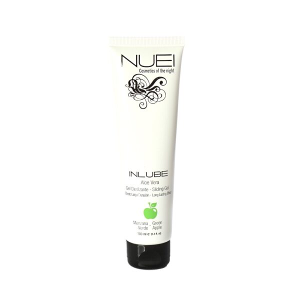 LUBRICANTE A BASE DE AGUA MANZANA VERDE INLUBE NUEI 100ML - Imagen 2