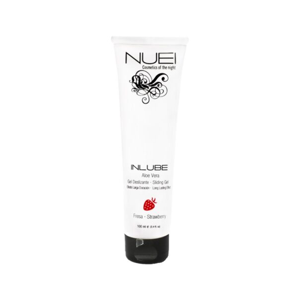 LUBRICANTE A BASE DE AGUA FRESA INLUBE NUEI 100ML - Imagen 2