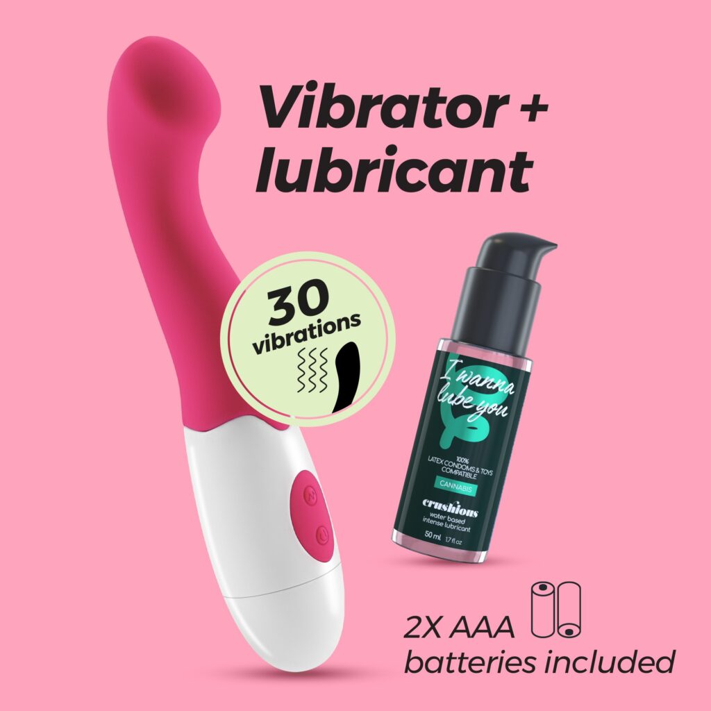Vibrador trollie con lubricante
