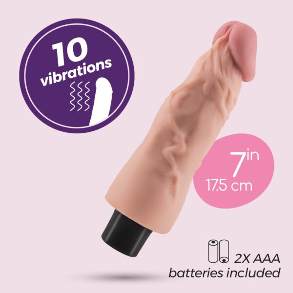 Vibrador realista skin