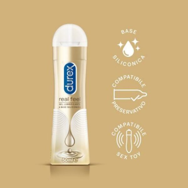 LUBRICANTE DUREX REAL FEEL 50ML - Imagen 4