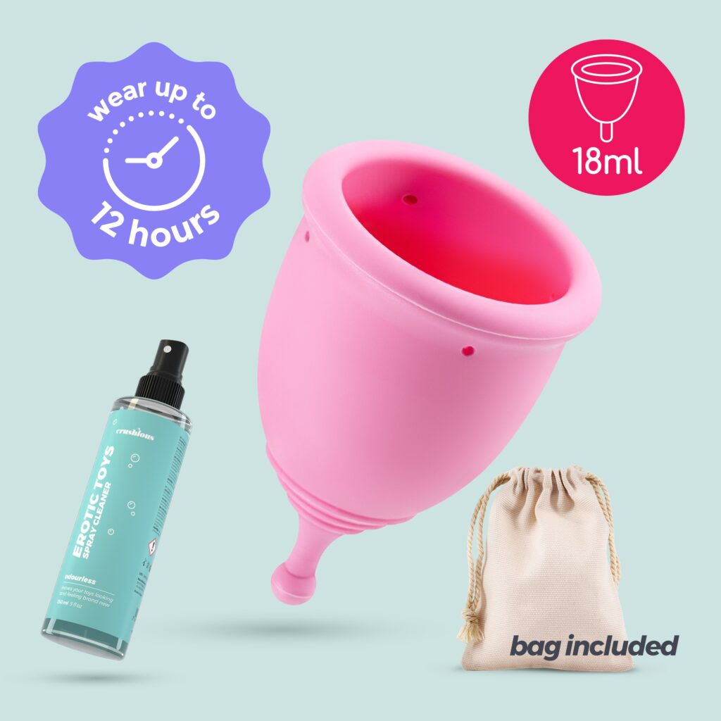 Copa menstrual xs con limpiador