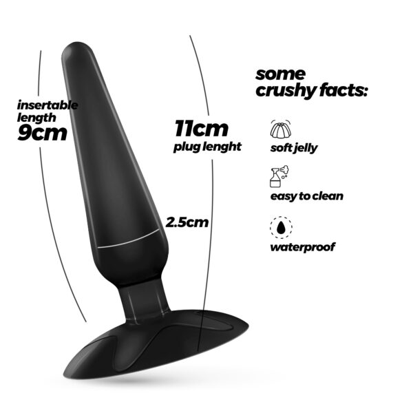 PLUG ANAL JOLLY PLUG NEGRO CRUSHIOUS - Imagen 12