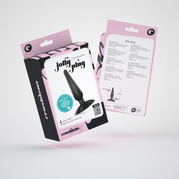 PLUG ANAL JOLLY PLUG NEGRO CRUSHIOUS - Imagen 13