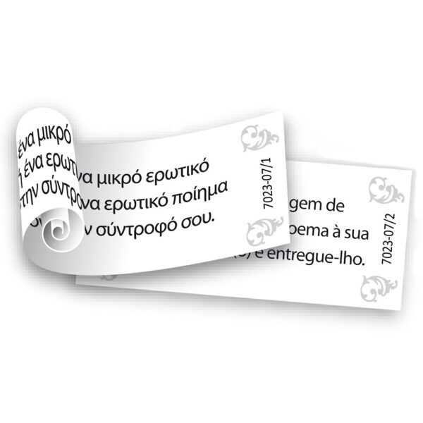 JUEGO CORAZÓN ROMÁNTICO EN PORTUGUÉS Y GRIEGO - Imagen 3
