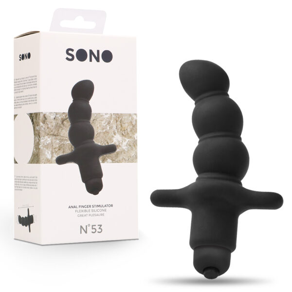 ESTIMULADOR DE PRÓSTATA CON VIBRACIÓN SONO Nº53 NEGRO - Imagen 2