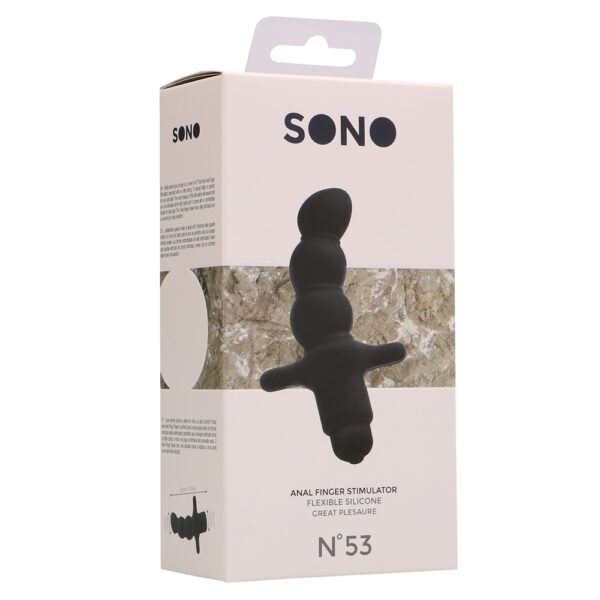 ESTIMULADOR DE PRÓSTATA CON VIBRACIÓN SONO Nº53 NEGRO - Imagen 3