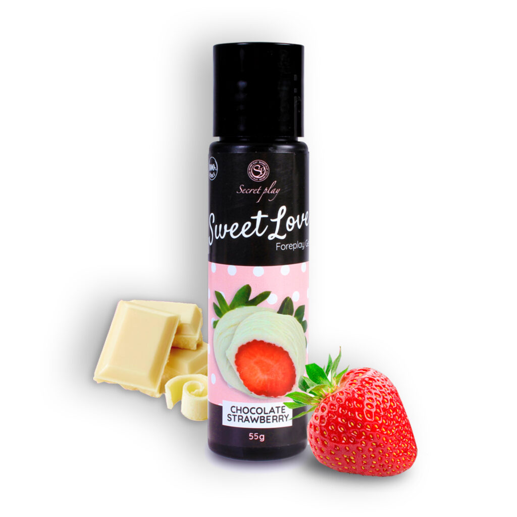 Gel lubricante sabor fresa