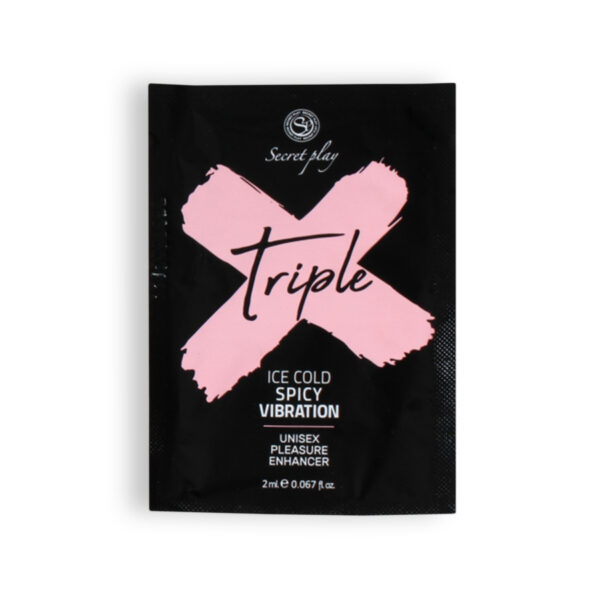 GEL ESTIMULANTE TRIPLE X UNISEX SECRET PLAY 2ML - Imagen 2