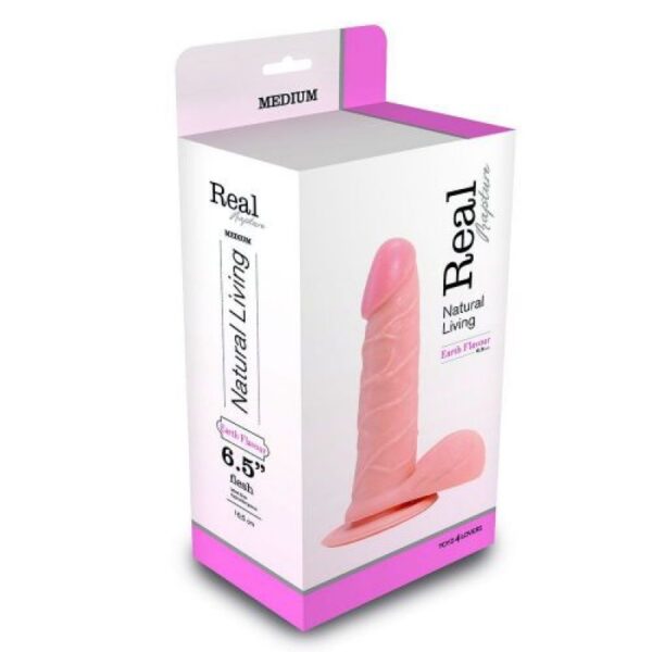 PENE REALÍSTICO REAL RAPTURE EARTH FLAVOUR 6.5'' BLANCO - Imagen 3
