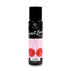 GEL LUBRICANTE CON SABOR A PIRULITO DE CEREZA SWEET LOVE SECRET PLAY 60ML