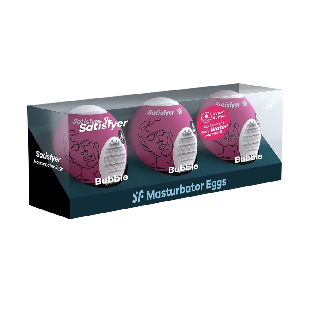 Pack masturbador Eggs, Satisfayer