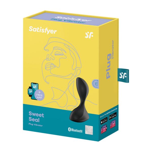 PLUG ANAL SWEET SEAL NEGRO SATISFYER - Imagen 4
