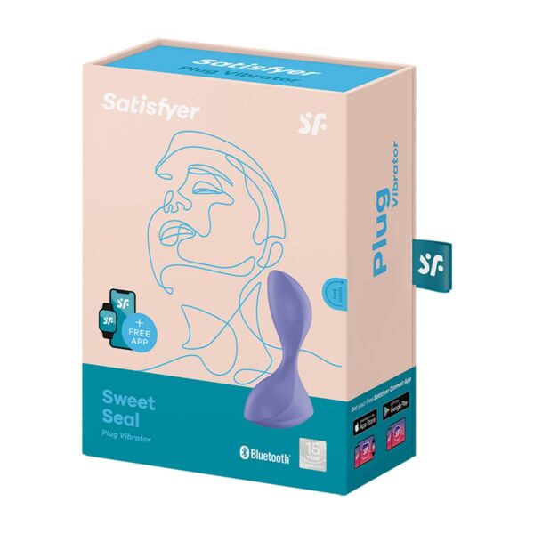 PLUG ANAL SWEET SEAL LILA SATISFYER - Imagen 4