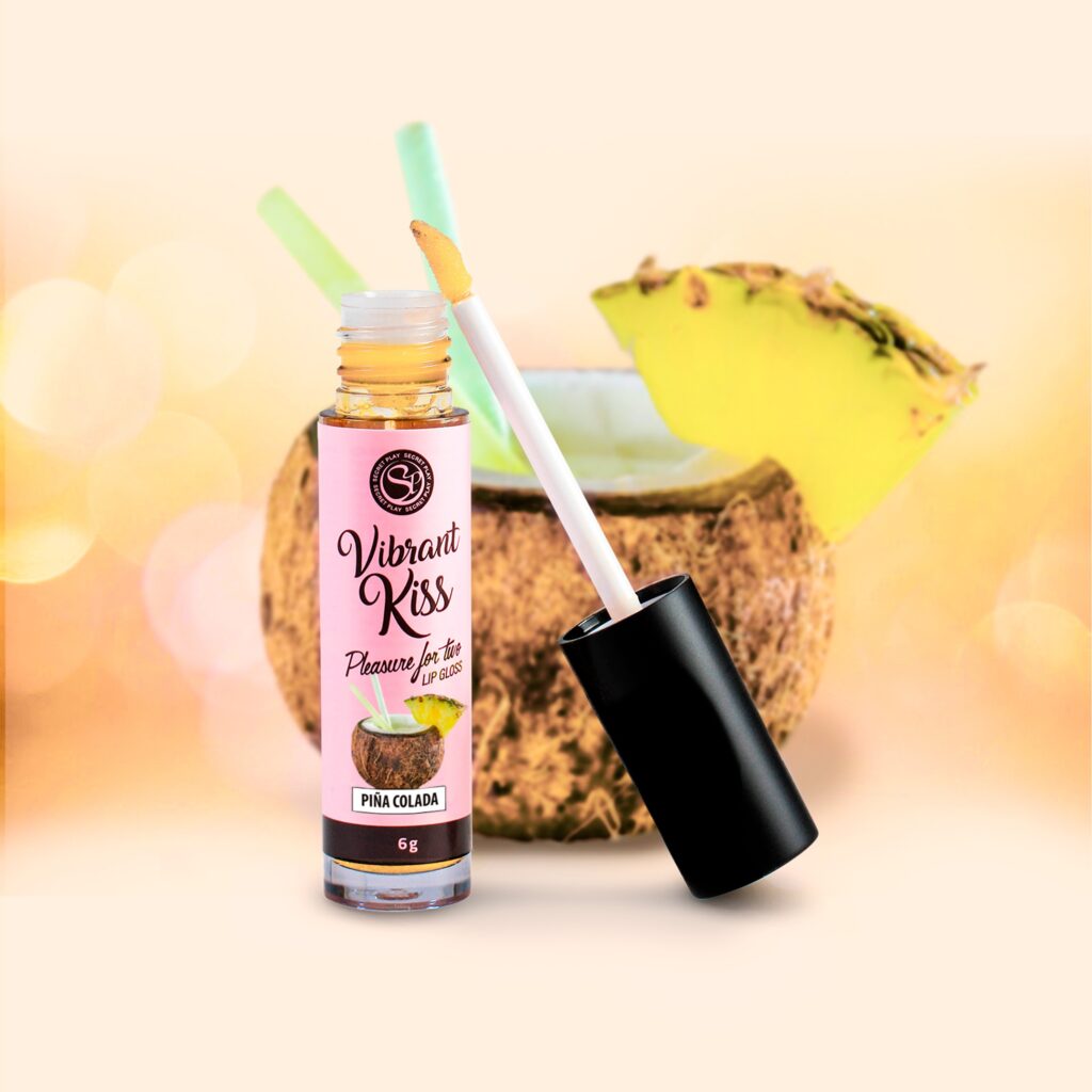 Lip gloss sabor piña colada