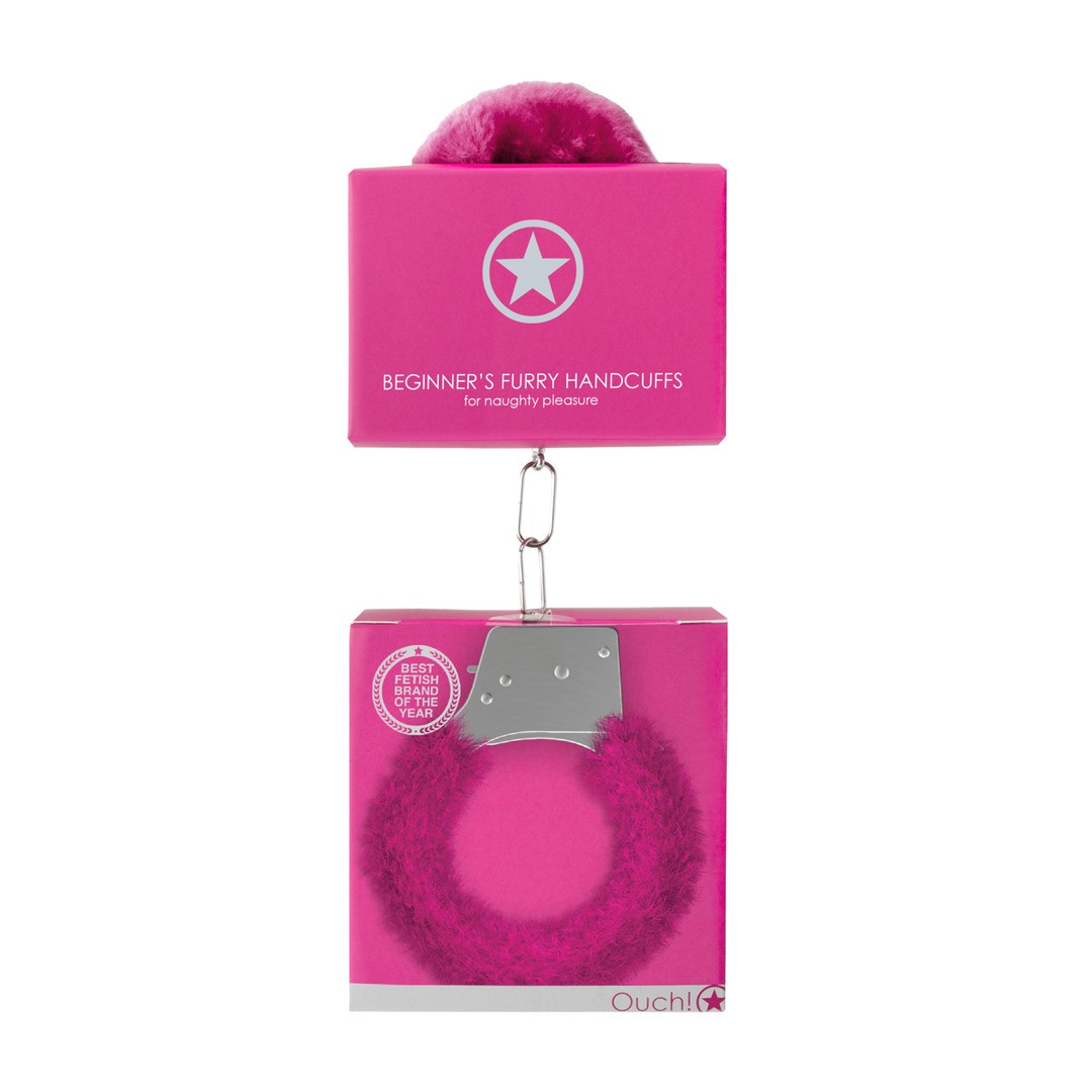 Esposas peluche furry rosa - Imagen 4