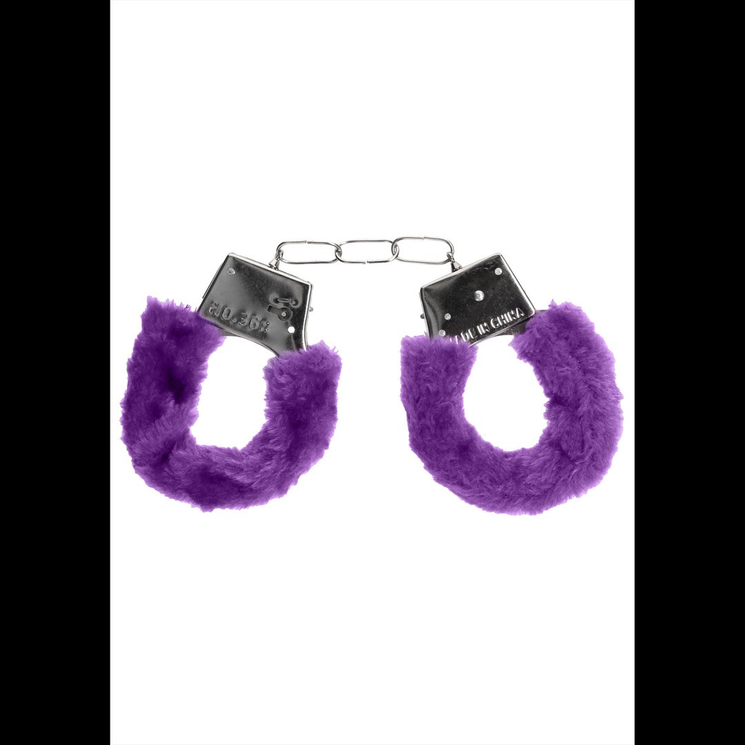 Esposas moradas con peluche - Imagen 5