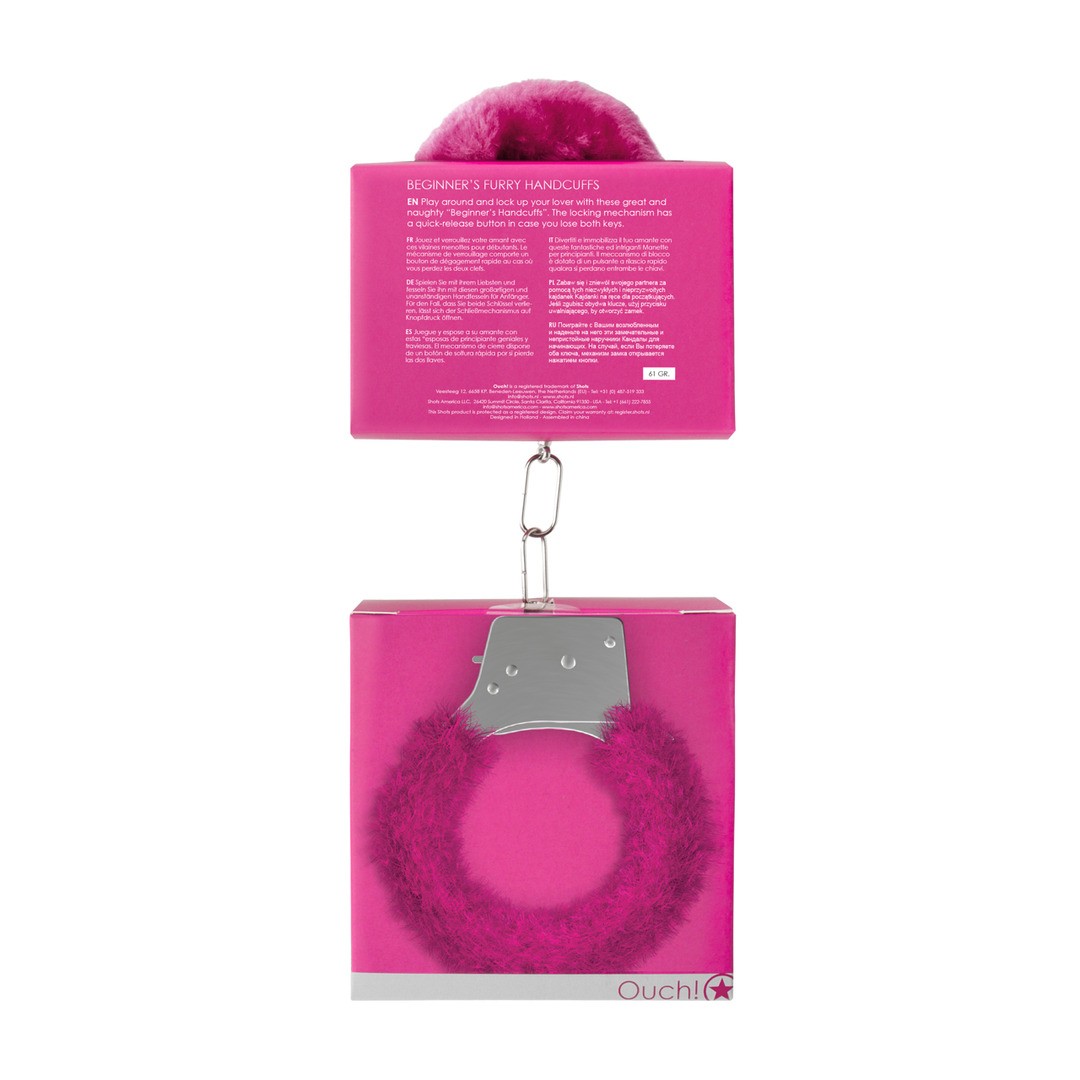 Esposas peluche furry rosa - Imagen 5