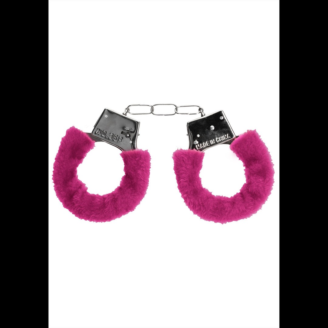 Esposas peluche furry rosa - Imagen 3