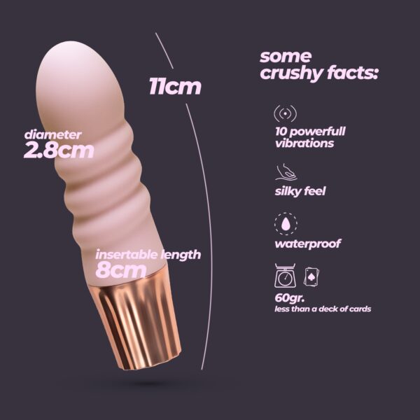 Mini vibrador Bubbles rosa - Imagen 8