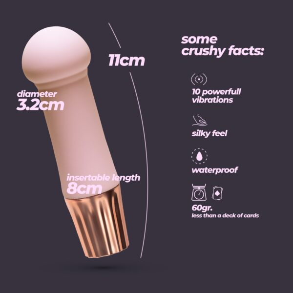 Estimulador clitoris y vibrador mellow discreto