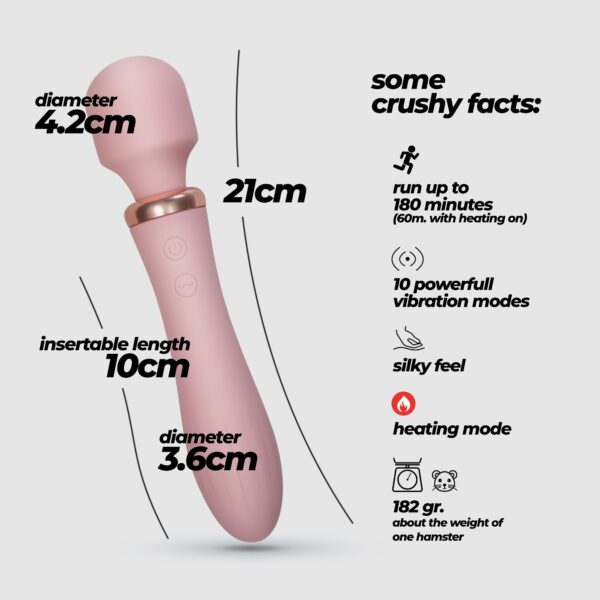 vibrador para mujer jinx cruhious rosita tamano