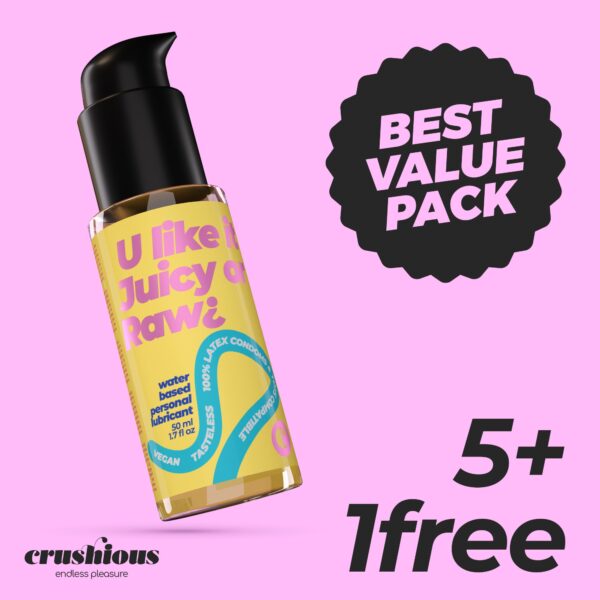 Lubricante a base de agua pack 5