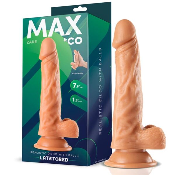 Dildo realista con testículos